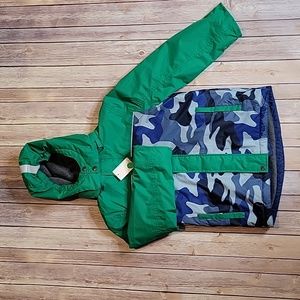 Mini Boden fleece lined all weather waterproof coat